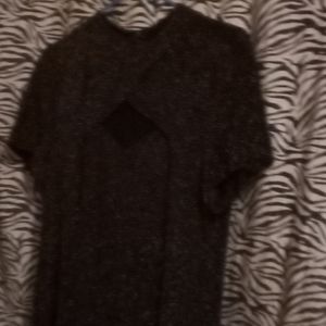 A fashion black dress